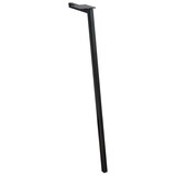 thumbnail of WAGNER Möbelbein/Möbelfuß schräg 80er JAHRE STIL - 20 x 80 x 80 x 710 mm, Stahl schwarz matt, filigran, Retro - 12547101