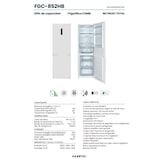 thumbnail of INFINITON Frigorifico Combi FGC-852HB, 314 l, 186 cm, Total No Frost, Display LED, E, blanco
