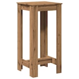 thumbnail of Table de bar chêne artisanal 51x50x103,5 cm bois d'ingénierie Modèle Boréal Pure Pro