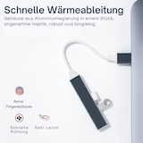 thumbnail of Premium USB-C Hub mit 4× USB 3.0 Anschlüssen – Aluminium, schnelle Datenübertragung, für Mac, Windows, Samsung, Apple