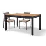 thumbnail of APHRODITE Tavolo da pranzo allungabile di design moderno industrial cm 80 x 120/170 x 77 h colore Quercia Chiaro