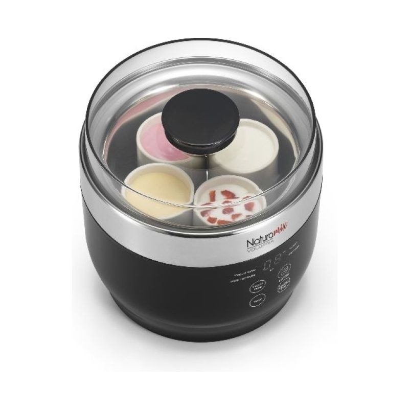 Naturamix Yaoutière 4 Pots 4 Programmes Noir Usage Non Intensif Naturamix