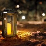 thumbnail of Lumisky Lanterne solaire en bois OAKY H28cm Bois Bois