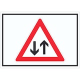 thumbnail of Aufkleber Achtung Gegenverkehr Symbol A6 (105x148mm)