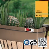 thumbnail of ArtPlast - Balkonblumentopf 11,5L mit Haken 59,5x29x19 cm in Farbe Anthrazit - LOLEGO FLY SQUARE-Kollektion