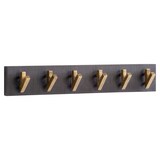 thumbnail of Wandgarderobe FineBuy Hakenleiste Mango Massivholz 60 cm Garderobe Flur Schwarz