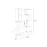 thumbnail of Angel Cerdá  Libreria in legno di noce e acciaio cromato 3220C