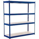 thumbnail of Metalen zwaarlast stelling 160x60x180 cm blauw
