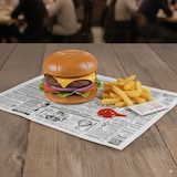 thumbnail of HOSTELBIO Papel Antigrasa Blanco "News" 31x31 cm | 40 g | 1000 uds