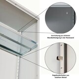 thumbnail of PROREGAL Stahlschrank BEE mit 6 verzinkten Fachböden | HxBxT 195x92x60cm | Grau-Grau | Werkstattschrank Werkzeugschrank Aktenschrank Universalschrank
