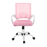 thumbnail of Sillas de oficina con asiento textil color Blanco y Rosa. Modelo Martina