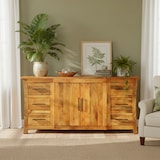 thumbnail of OPIUM OUTLET muebles cómoda armario aparador SB2D6DRW madera de mango marrón madera maciza