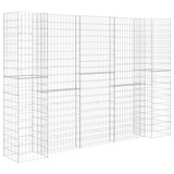 thumbnail of vidaXL H-förmiger Gabionen-Pflanzkorb Stahldraht 260x40x180 cm