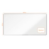 thumbnail of Whiteboard Premium Plus, Emaile, Standard, 100 x 200 cm, weiß