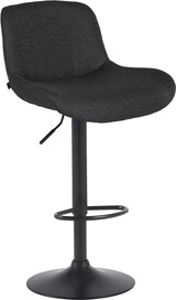 thumbnail of Barhocker Solon Schwarz schwarz/Stoff