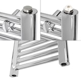 thumbnail of LuxeBath Elektrischer Badheizkörper Sahara 300x800mm Chrome gerade Seitenanschluss + Heizstab 600W Thermostat Handtuchheizkörper Handtuchwärmer