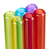 thumbnail of Relaxdays Reagenzgläser Shotgläser, 6 witzige Schnapsgläser mit Ständer, 4 cl, Test Tubes für Shots, Kunststoff, bunt