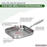 thumbnail of Gril 28 cm en inox 18/10 Triply Fackelmann Vita3