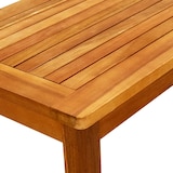 thumbnail of Mesa de centro de jardín madera maciza de acacia 70x40x36 cm