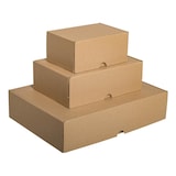 thumbnail of VEPATIM 25 Stülpdeckelkarton DHL-Kleinpaket 241x160x80mm (Außenmaß) braun wiederverwendbar