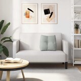 thumbnail of vidaXL Rugkussen Lichtgrijs 45 x 24 x 50 cm Fluweel