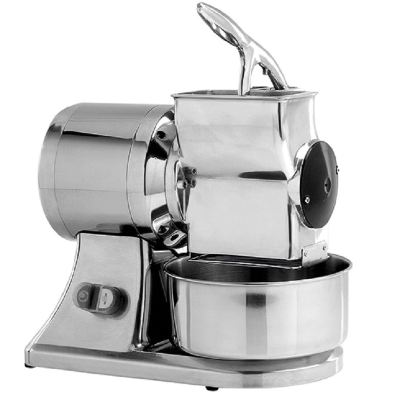 Virtus group Râpe à Fromage Électrique Professionnelle 30 Kg / heure Aluminium poli 170x280x310mm