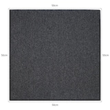 thumbnail of 40 x Tapijttegels - Storm Blauw en Zwart - 50x50cm 10m2