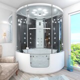 thumbnail of Dampfdusche Whirlpool Dusche Duschkabine K60-SW-EH 140x140cm OHNE Zusatzoptionen