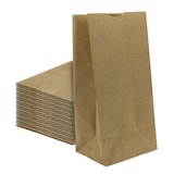 thumbnail of MONOUSO - Papieren Zak Zonder Handvat Kraft 50g/m² 12+8x24cm (25 Stuks)