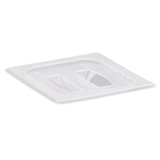 thumbnail of CAMBRO - 60PPCH-190/6 - Confezione da 6 pezzi - Coperchio con maniglia GN 1/6 - 16,2 x 17,6 cm - Bianco traslucido.