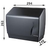 thumbnail of Papierspender 500 Blatt Handtuchspender Papierhandtuchspender Box Schwarz