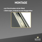 thumbnail of Dreifke® Plakatrahmen DIN A4 | 25mm Alu Profil, eckig | schwarz | Alu Klapprahmen Wechselrahmen Posterrahmen Rahmen | Dreifke®