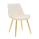 thumbnail of Sedia Crema Dorato Set 2 PZ cm 51X59X79 - PARISREMA GOLD