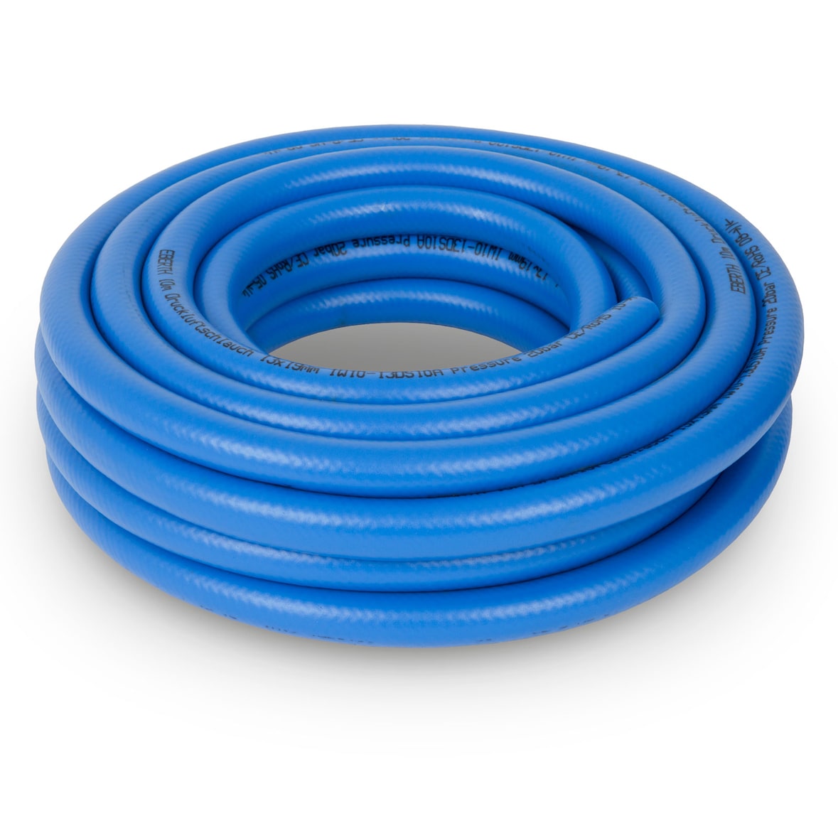 EBERTH Manguera de aire comprimido, manguera de aire en 10 m de longitud, manguera de compresor con 13 mm x 19 mm de diámetro (interior x exterior)