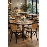thumbnail of Biscottini Esszimmerstühle – Rattanstuhl 45x50x88 cm – Restaurantstühle – Holzstuhl – Küchenstühle – Wohnzimmerstuhl – Thonet-Stuhl