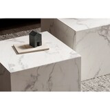 thumbnail of SalesFever Couchtisch 2er Set | quadratisch | Melaminfolie in Marmoroptik