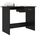 thumbnail of Scrivania in rovere nero 100 x 50 x 76 cm modello Ventura Stella in derivati \u200b\u200bdel legno