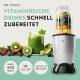 thumbnail of GOURMETmaxx Mr. Magic, 18-tlg. - mit Frischhaltedeckel - Shakes, Smoothies & Co.