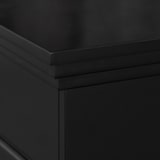 thumbnail of Lareira de chão a bioetanol WASHINGTON preta, 111 cm de comprimento x 43 cm de largura x 99 cm de altura.