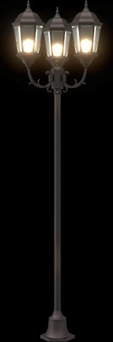 thumbnail of vidaXL Garten-Licht Bronze 57 x 49 x 241 cm Aluminium und Glas