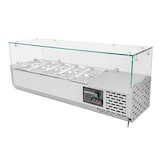 thumbnail of vaiotec gekoelde opzetvitrine met glasafdekking 5xGN1/4, 1200 x 335 mm