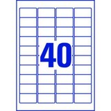 thumbnail of AVERY Boîte de 4000 étiquettes. Laser Blanc 45,7X25,4 L7654-100