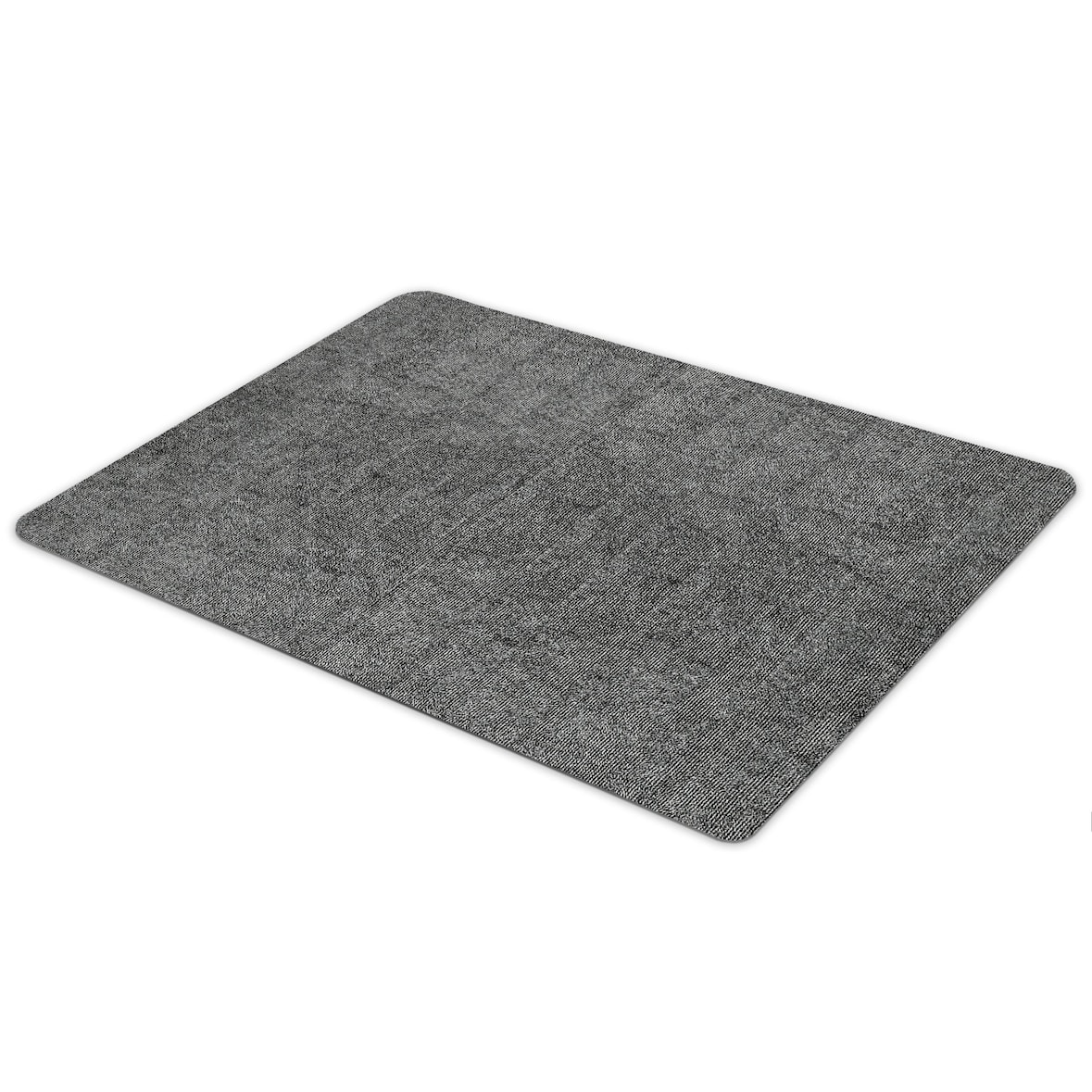 Björn&Schiller Bodenschutzmatte, Grau 100 x 120 cm Schreibtischunterlage, Rutschfeste Stuhlunterlage, Stärke: 4,5 mm