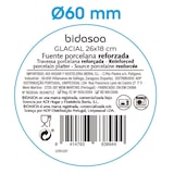 thumbnail of Bidasoa Glacial Fuente Porcelana 26 X 18Cm