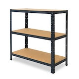 thumbnail of shelfplaza HOME 115x110x30 cm Schwerlastregal in anthrazit mit 3 Böden und 175 kg Traglast pro Boden
