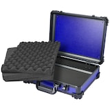 thumbnail of HMF 15502-05 Transportkoffer mit Rasterschaumstoff, Universalkoffer, 39 x 29 x 12 cm, Blau