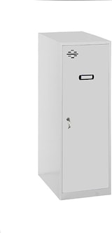 thumbnail of SimonRack Armário Vestiário Metálico Baixo 915x300x500 mm, 1 Porta com Chave, Cinza/Escuro - Simonlocker