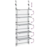thumbnail of vidaXL Droogrek 5-laags hangend aluminium