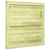 thumbnail of Puerta de valla de madera de pino impregnada 100x100 cm