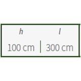 thumbnail of Garden Friend Gazon synthétique  H. 100 x L. 300 cm Luxury 20 mm